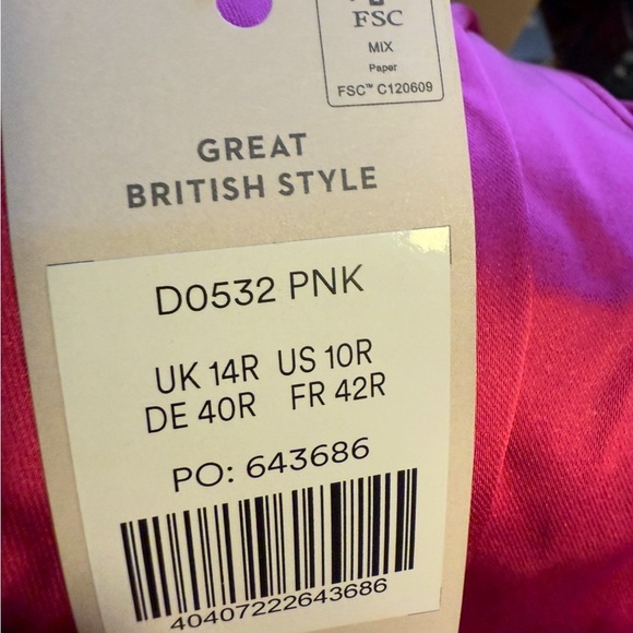 Boden sleeveless fit & flare pink size 10 & 12 new with tags D0532. - Picture 9 of 9